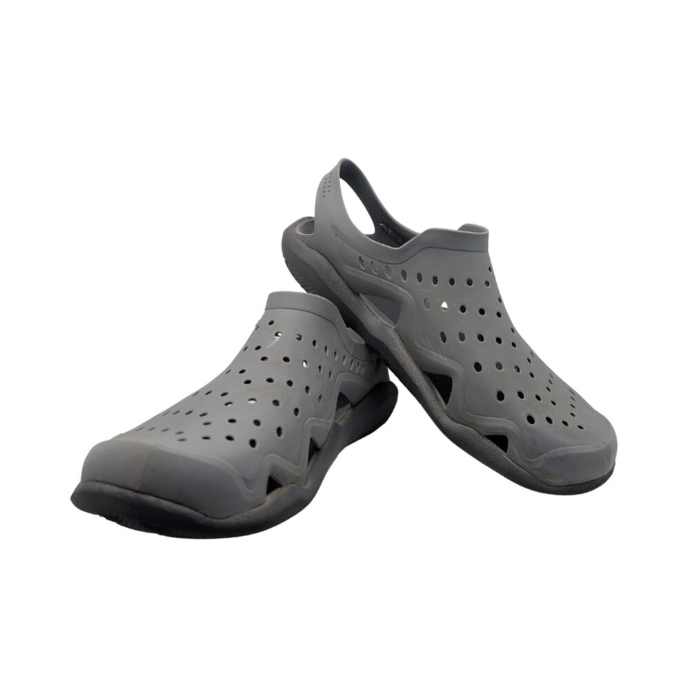 Crocs Swiftwater Gray Water Shoes Mens 6
